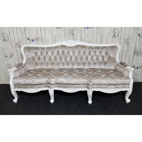 Angelique French Settee - 3 seater, Double Cushion